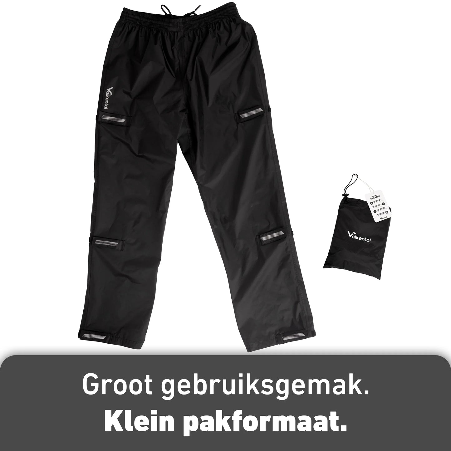 VALKENTAL REGENBROEK met opberg etui