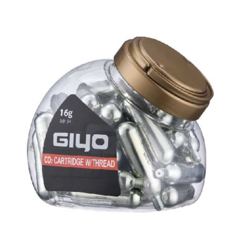 GIYO CO2 patronen 16 gram voordeelverpakking 40 stuks voor fietspomp