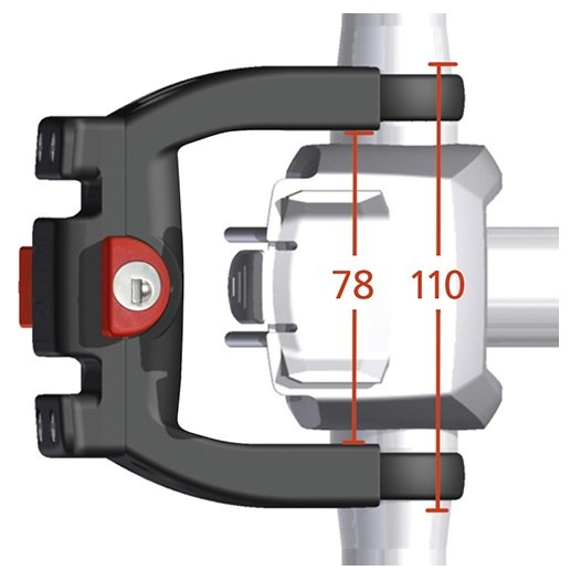 KLICKfix CC-100 Stuuradapter E-bike met slot