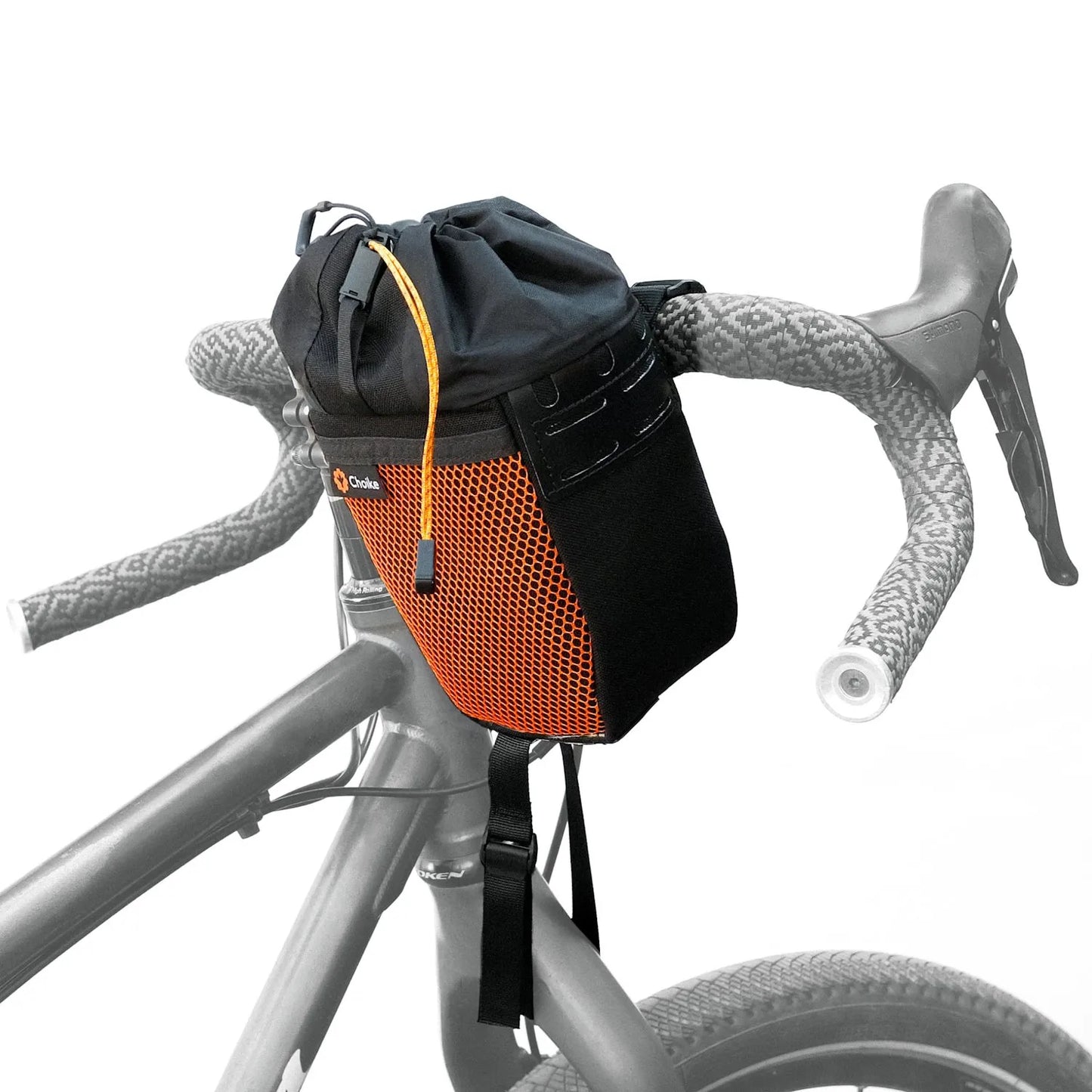 CHOIKE StemBag Jumbo 2,5L- op een dropper stuur