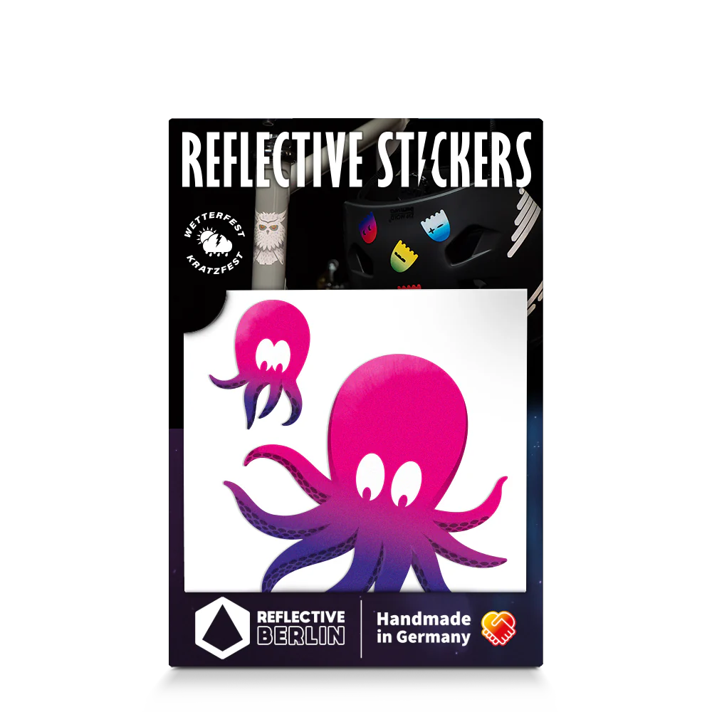 Reflective Berlin Reflecterende Stickers Small