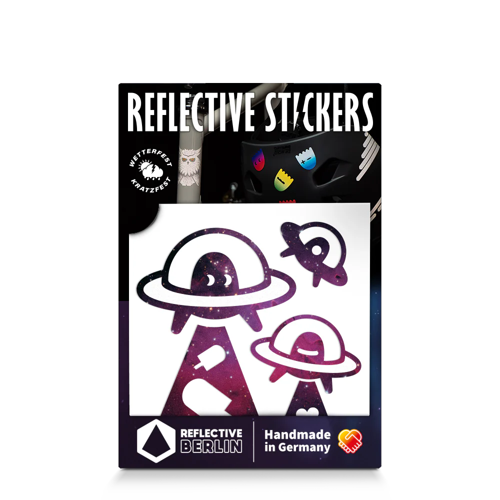 Reflective Berlin Reflecterende Stickers Small