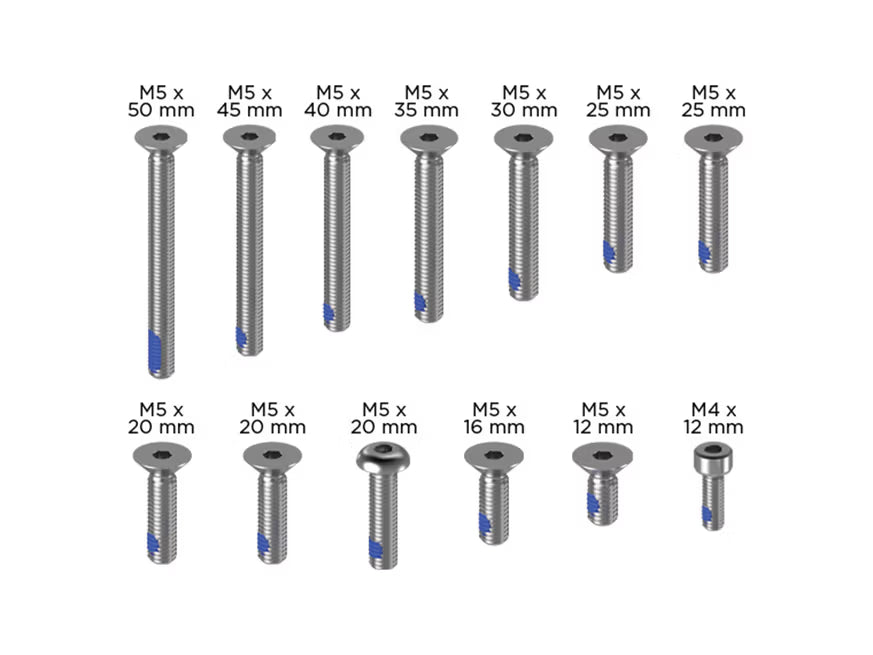 QUAD LOCK Replacement Screw Set V2 - uit de verpakking