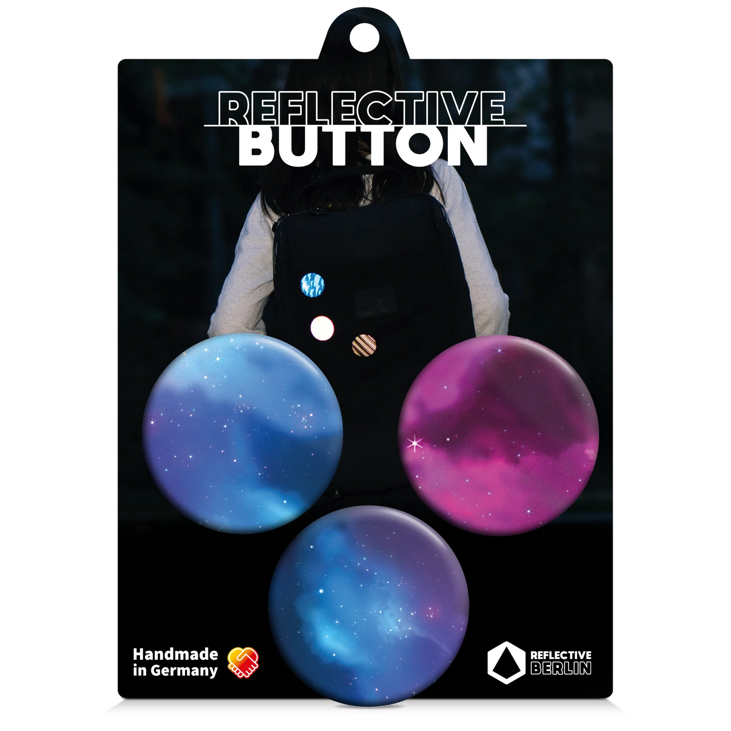 REFLECTIVE BERLIN reflecterende buttons