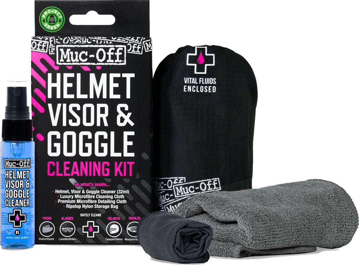 Muc-Off Helmet Visor & Goggle Cleaning Kit