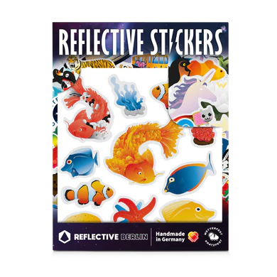 REFLECTIVE BERLIN reflecterende kinderstickers medium
