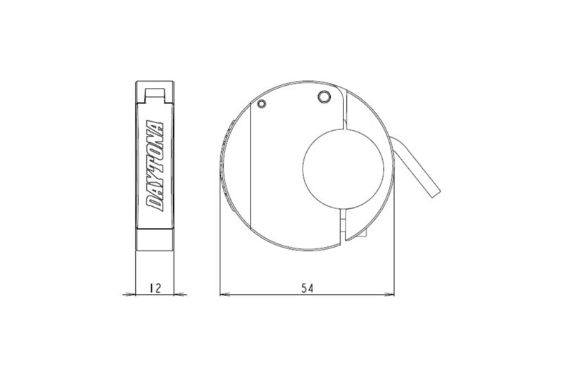 DAYTONA usb charger type-C rond