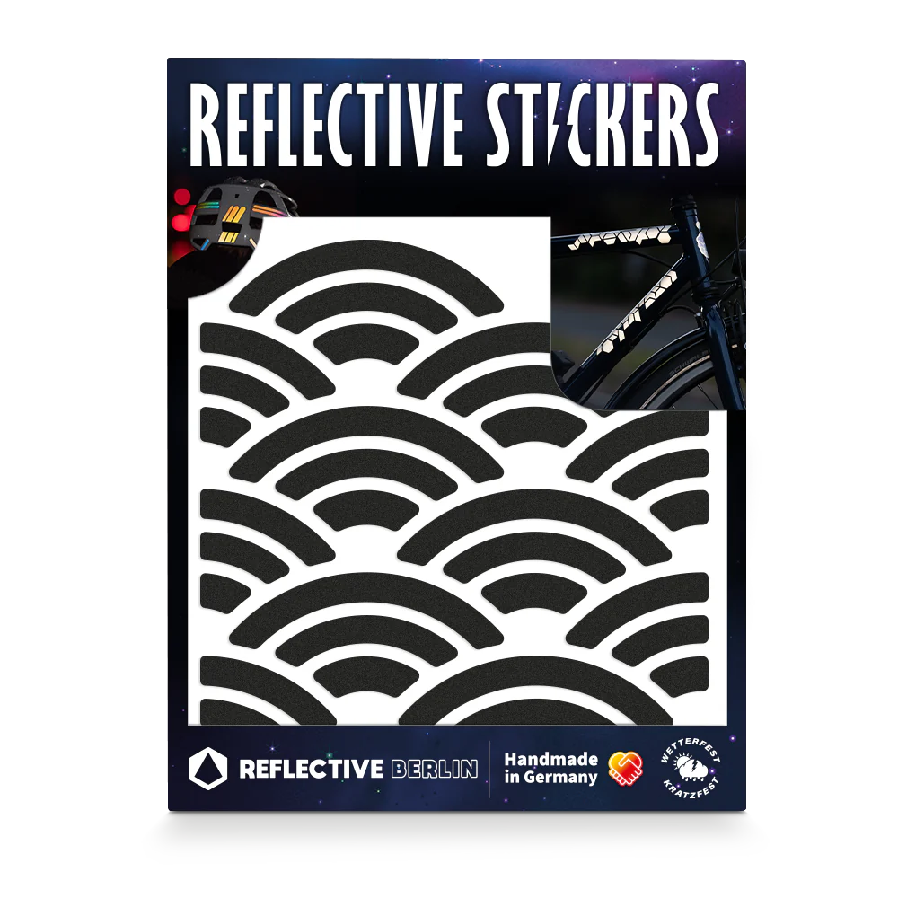 Reflective Berlin Reflecterende Stickers Medium Size