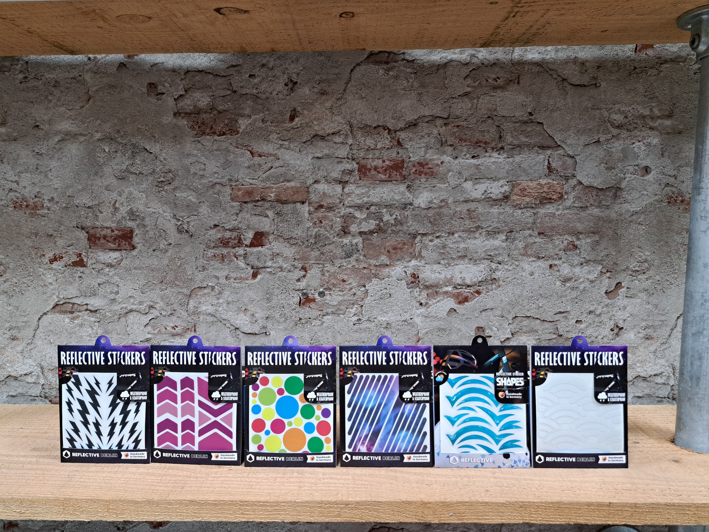 Reflective Berlin Reflecterende Stickers Medium Size