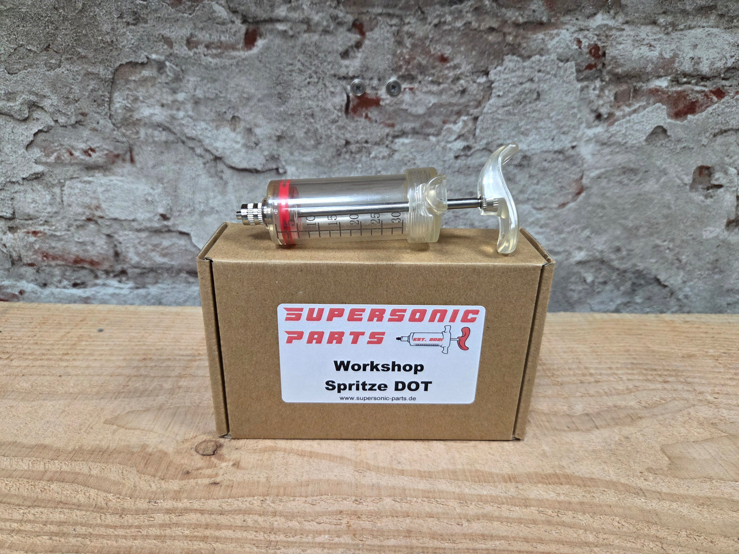 SUPERSONIC PARTS spuit voor onluchting