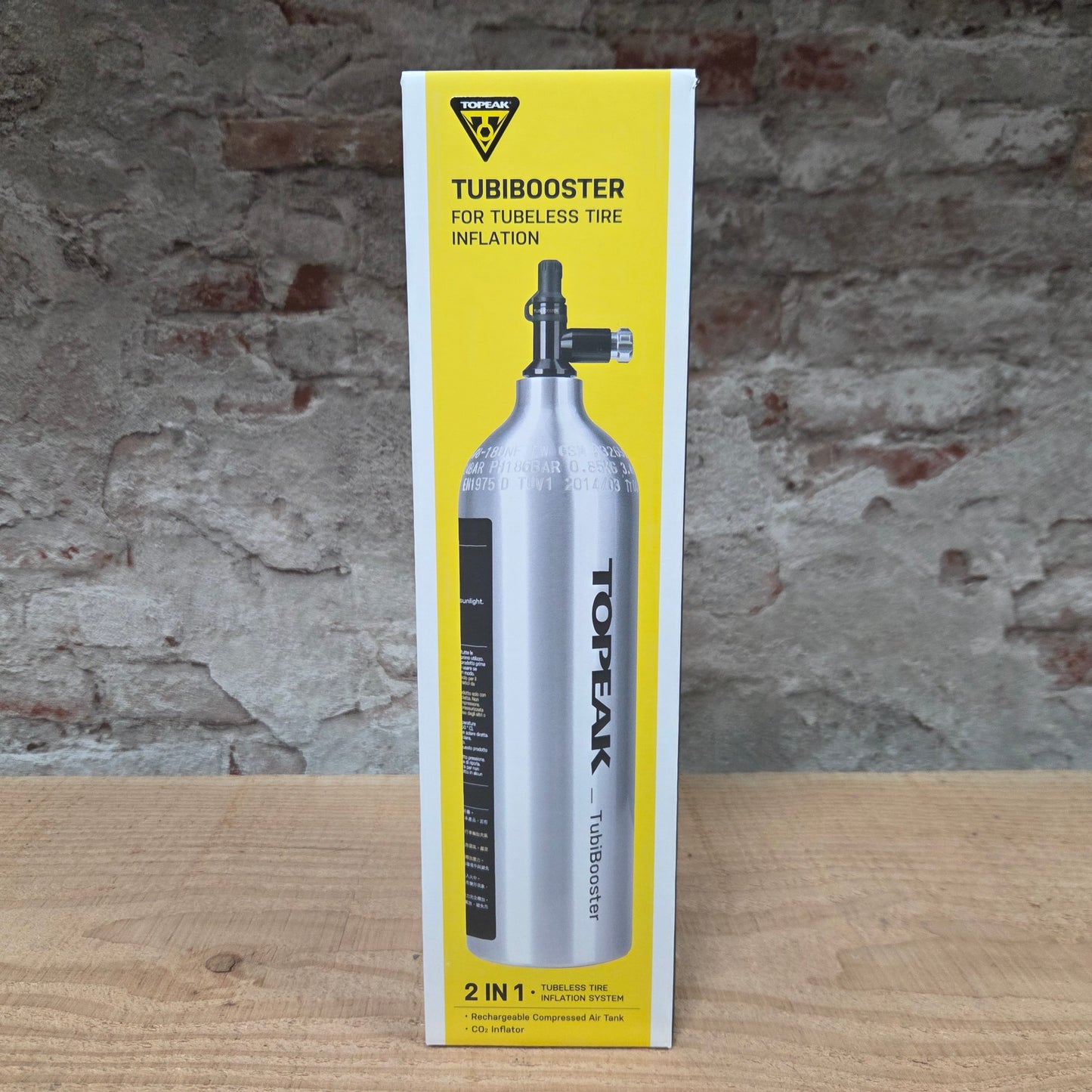TOPEAK tubibooster tubeless compressor & CO2 inflator