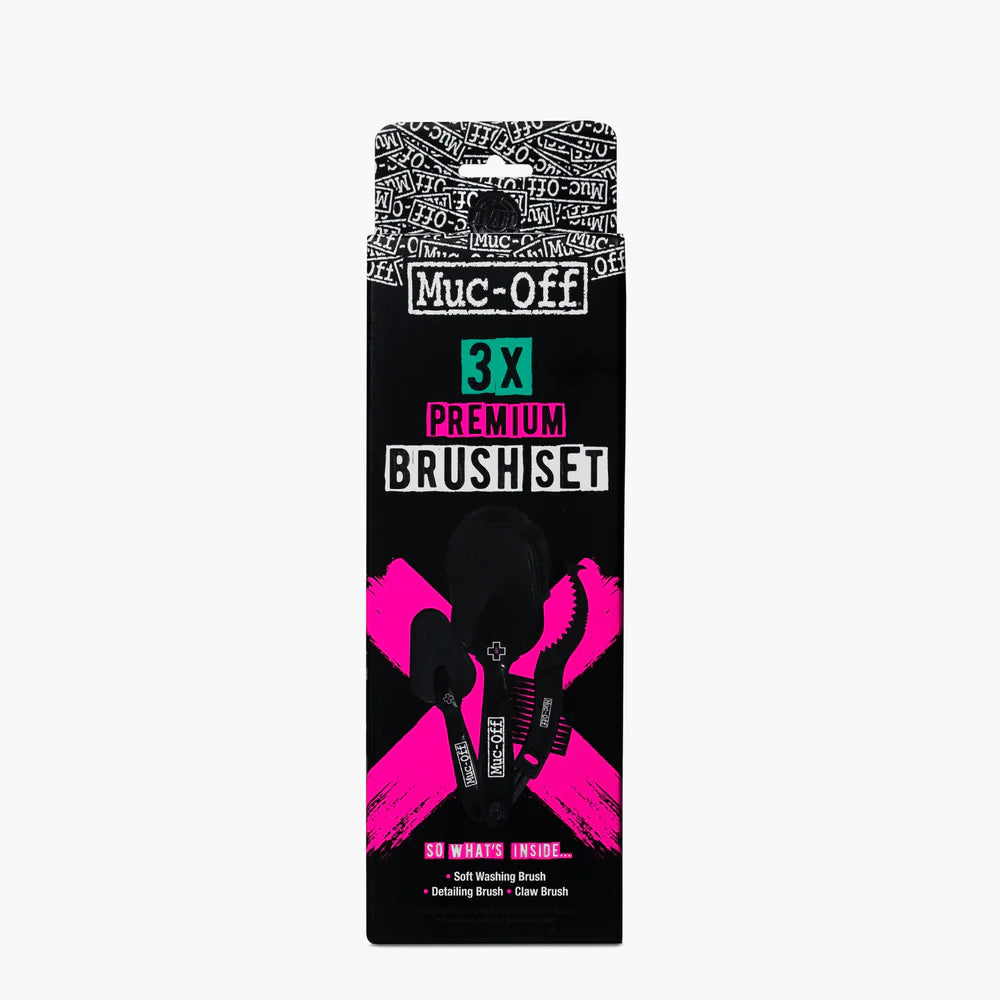 Muc-Off 3x Premium Brush Kit