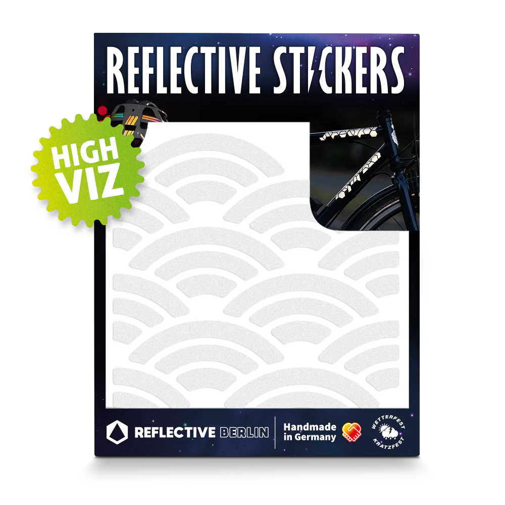 Reflective Berlin Reflecterende Stickers Medium Size