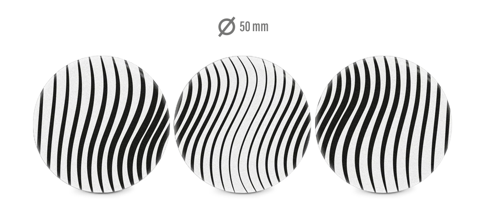 Reflective Berlin reflecterende buttons