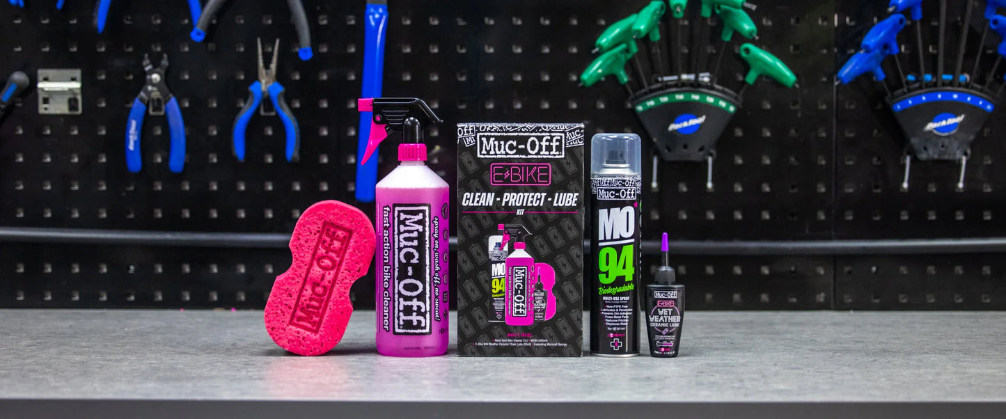 Muc-Off eBike Clean-Protect & Lube Kit wet