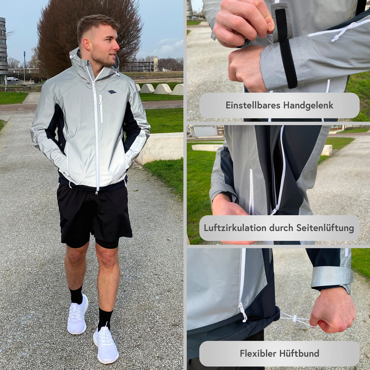 VALKENTAL Vertex reflecterende jacket heren