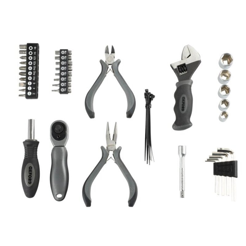 OXFORD Tool Roll Pro – alle inhoud uitgestald