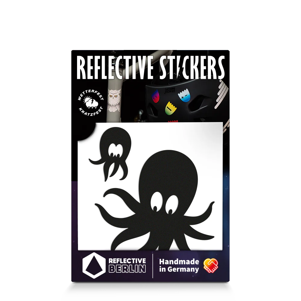 Reflective Berlin Reflecterende Stickers Small