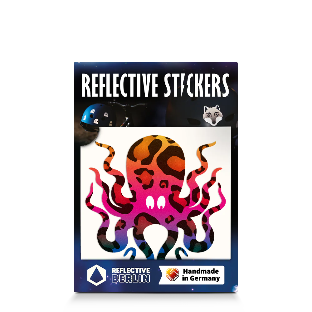 Reflective Berlin Reflecterende Stickers Small