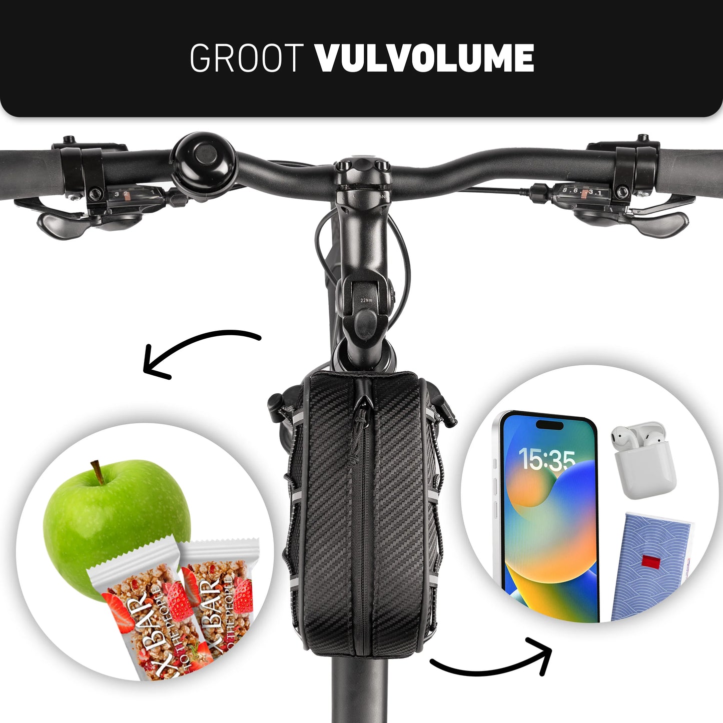 Valkental frame- bovenbuis tas Core