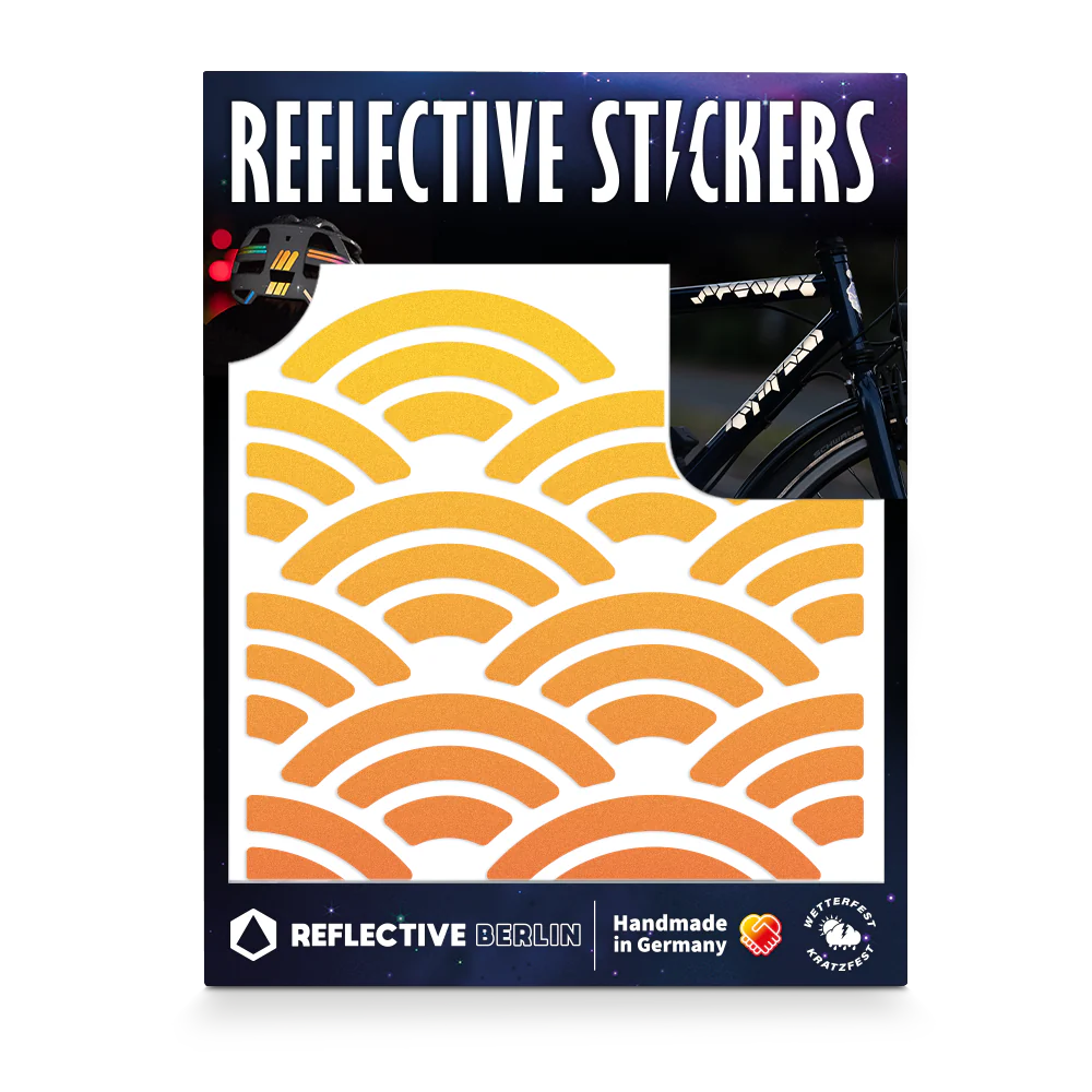 Reflective Berlin Reflecterende Stickers Medium Size