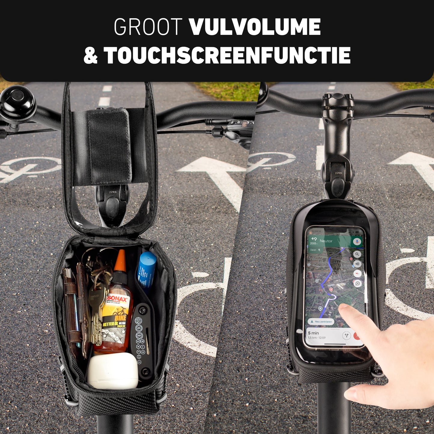 Valkental frame- bovenbuis tas Smart