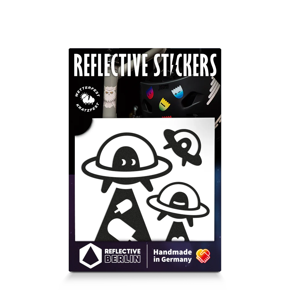 Reflective Berlin Reflecterende Stickers Small