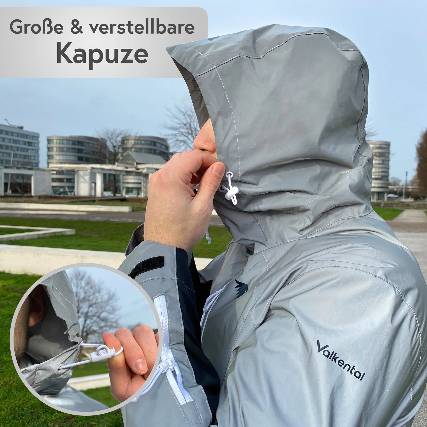 VALKENTAL Vertex reflecterende jacket heren