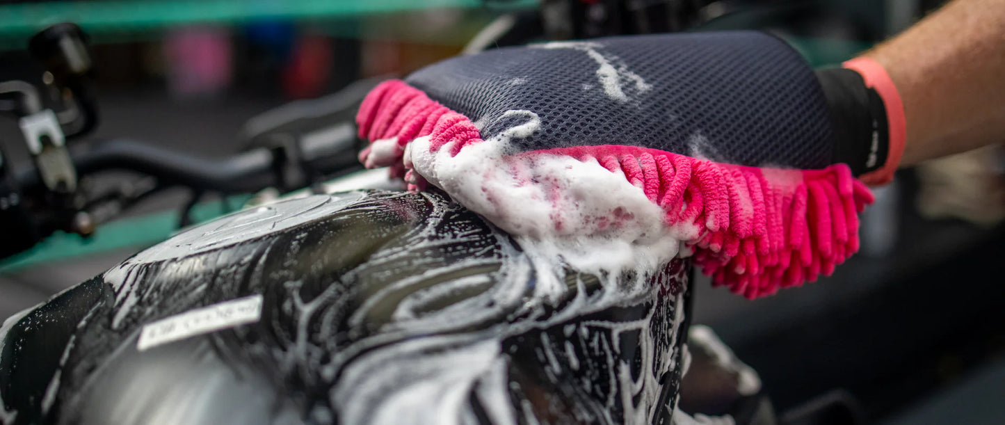 Muc-Off 2-in-1 Microfibre Washandschoen