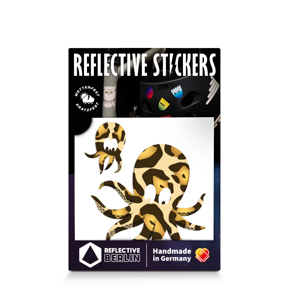 Reflective Berlin Reflecterende Stickers Small