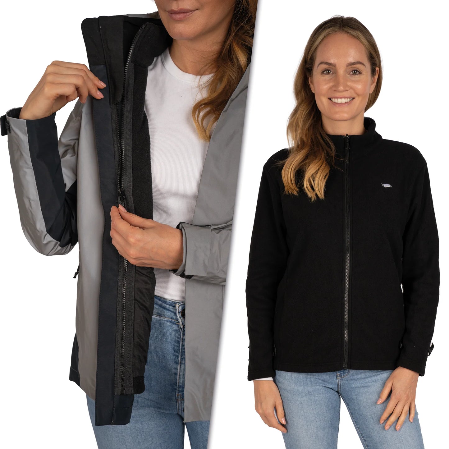 VALKENTAL reflecterende 3in1 smart jacket dames