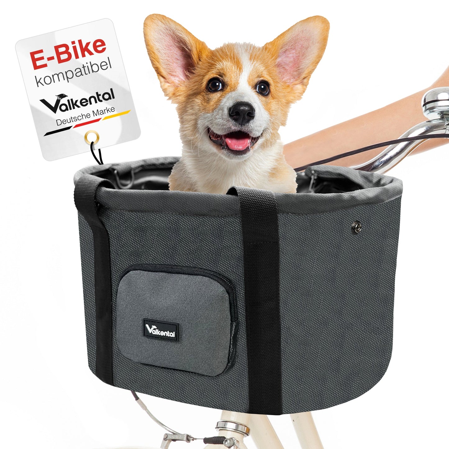 Valkental Honden fietsmand