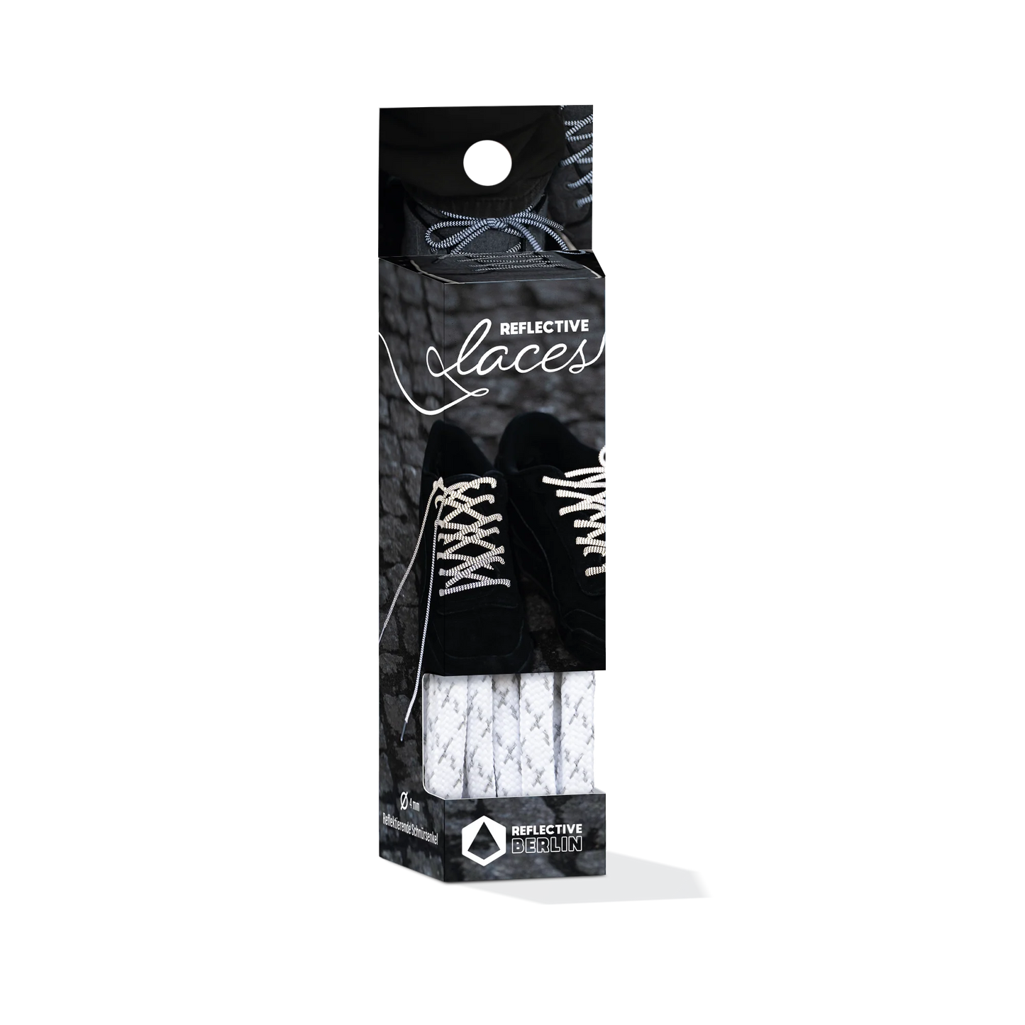 REFLECTIVE BERLIN reflecterende veters - wit