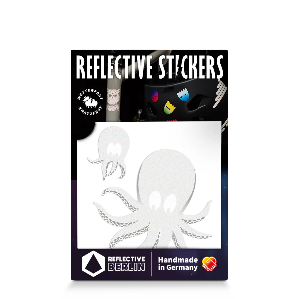 Reflective Berlin Reflecterende Stickers Small