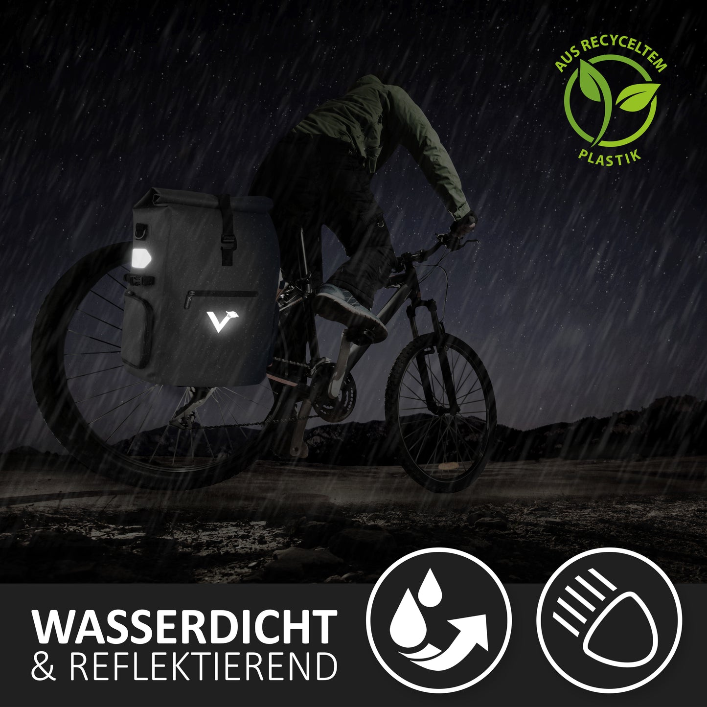 Valkental ValkPro - 3in1 fiets/rug tas