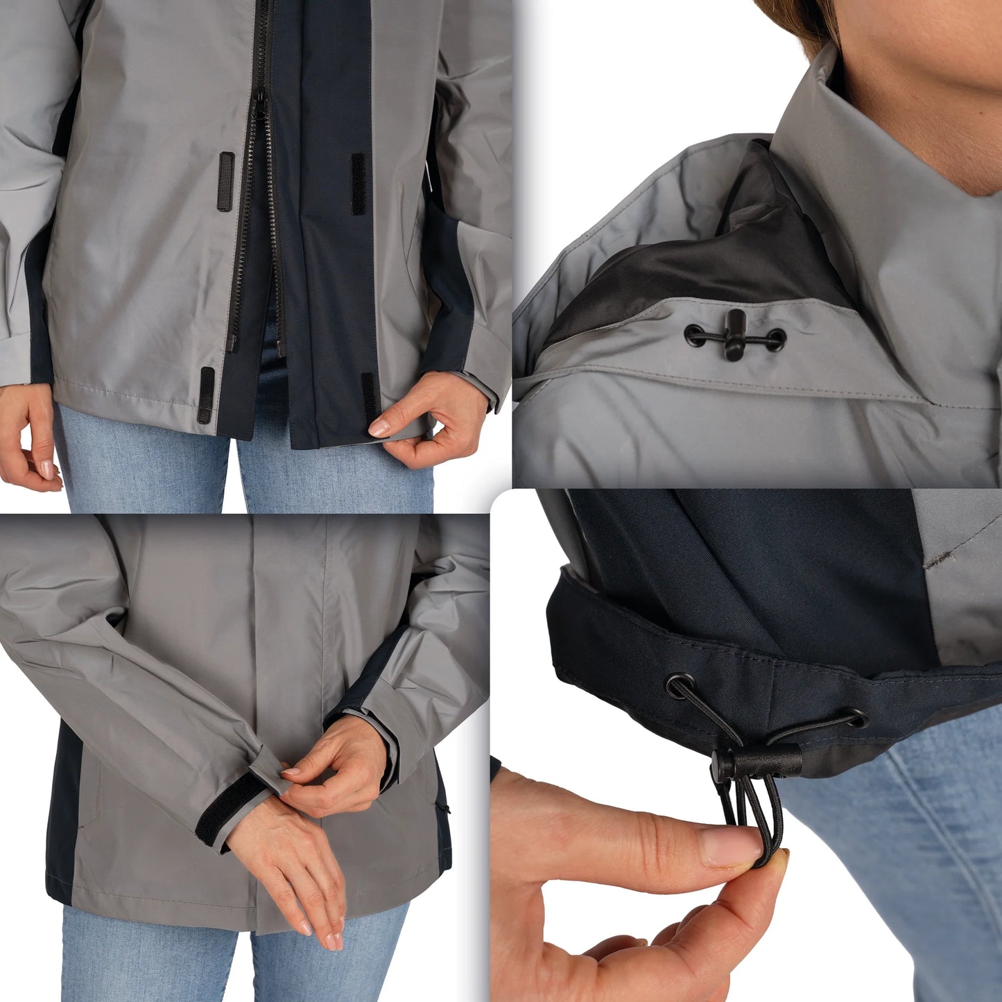 VALKENTAL reflecterende 3in1 smart jacket dames