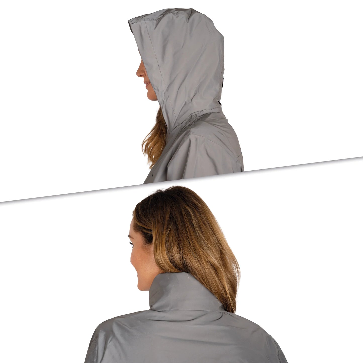 VALKENTAL reflecterende regenjas dames