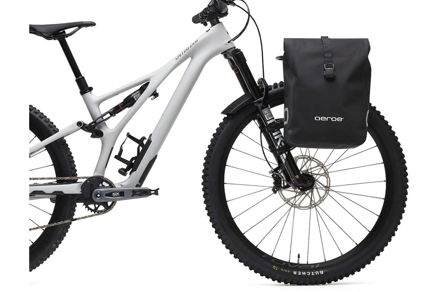 AEROE Urban Pannier Bag 12L zwart - tas aan het front rack