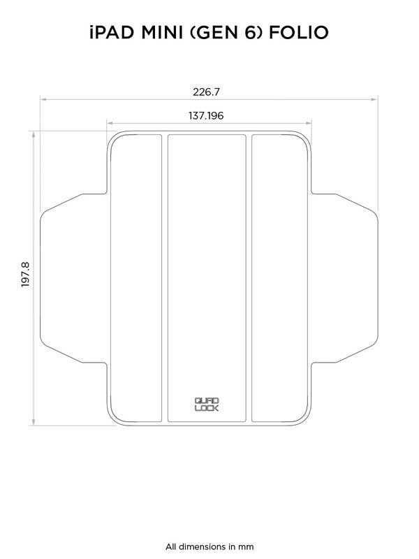 Quad Lock MAG FOLIO iPAD MINI (gen 6)