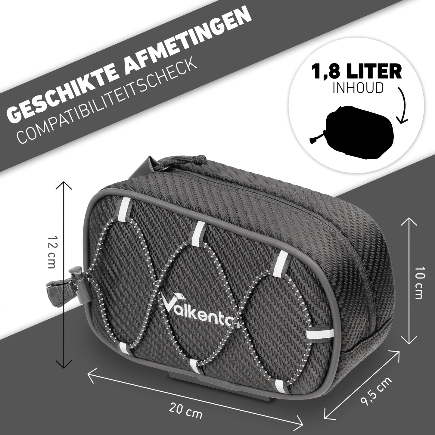 Valkental frame- bovenbuis tas Core