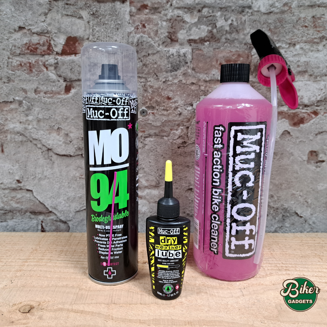Muc-Off Bike Clean,Protect & Dry Lube Kit