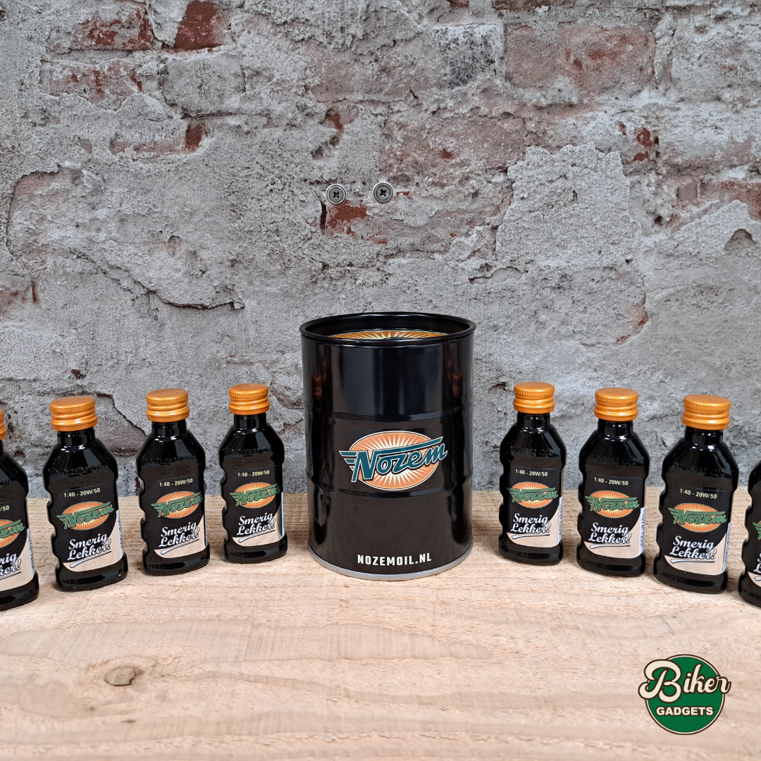 Nozem Oil Oliedrum Spaarpot( incl. 8 shots)