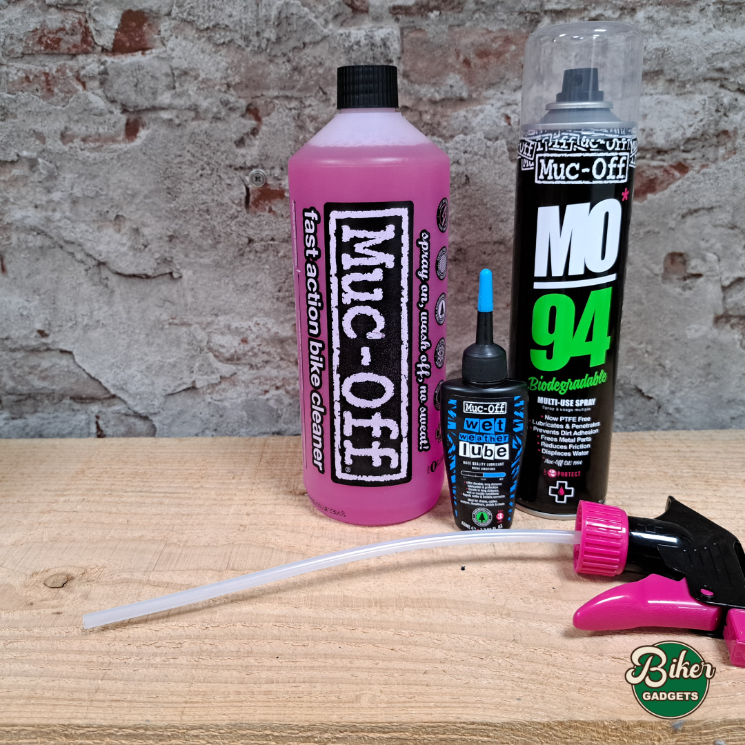 Muc-Off Bike Clean,Protect & Wet Lube Kit
