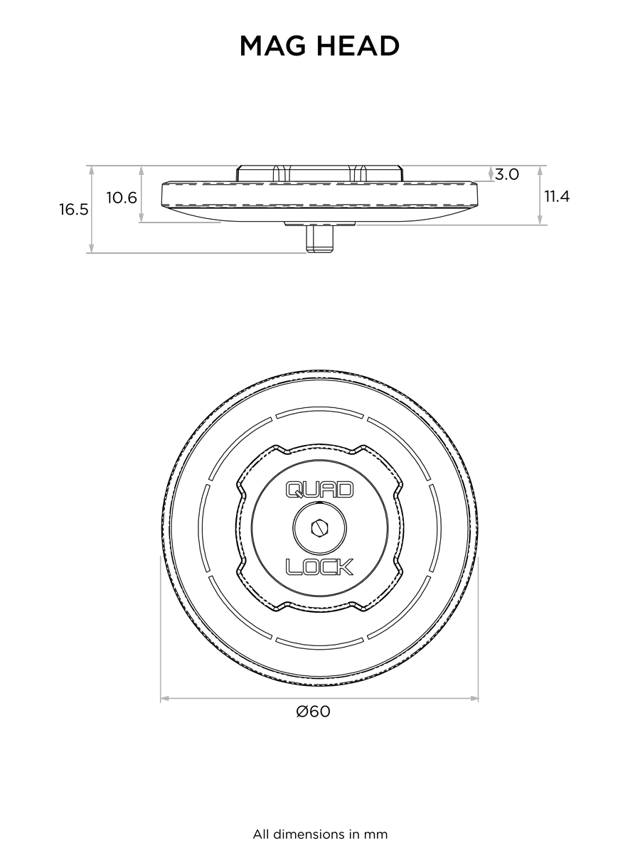 Quad Lock MAG HEAD