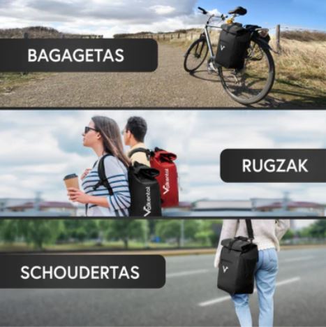 Valkental ValkOne - 3in1 fietstas 23L
