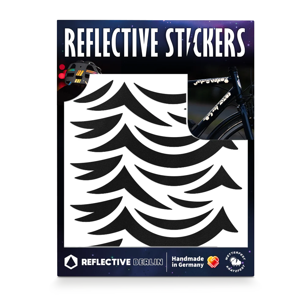 Reflective Berlin Reflecterende Stickers Medium Size