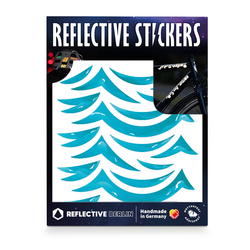 Reflective Berlin Reflecterende Stickers Medium Size
