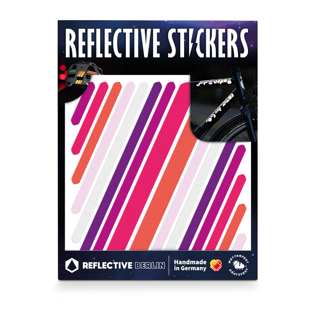 Reflective Berlin Reflecterende Stickers Medium Size