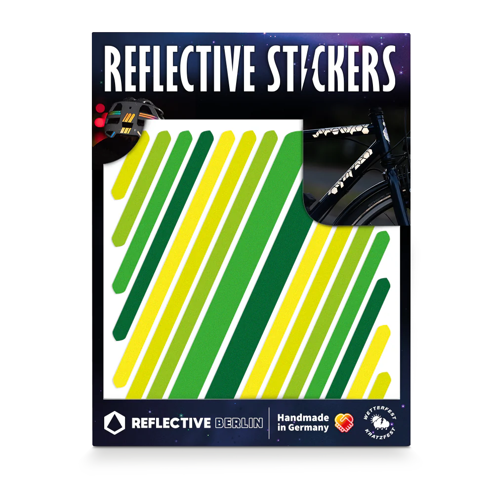 Reflective Berlin Reflecterende Stickers Medium Size