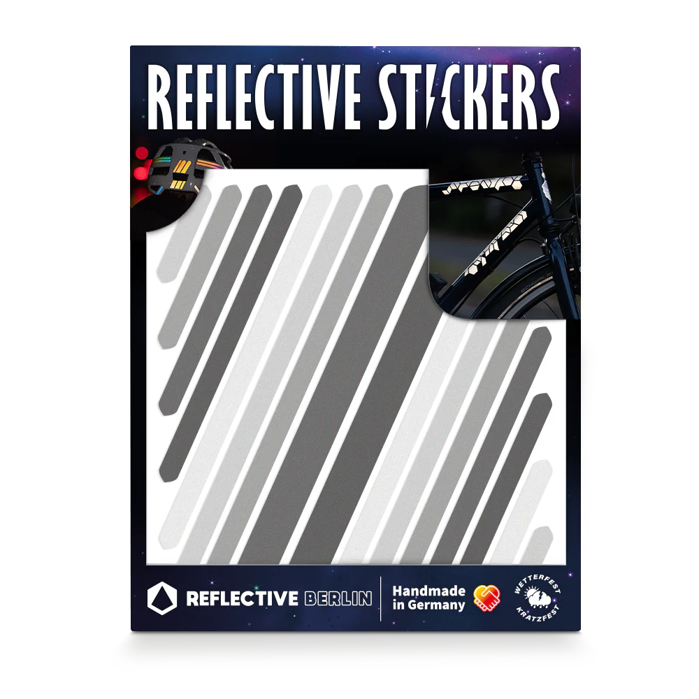 Reflective Berlin Reflecterende Stickers Medium Size